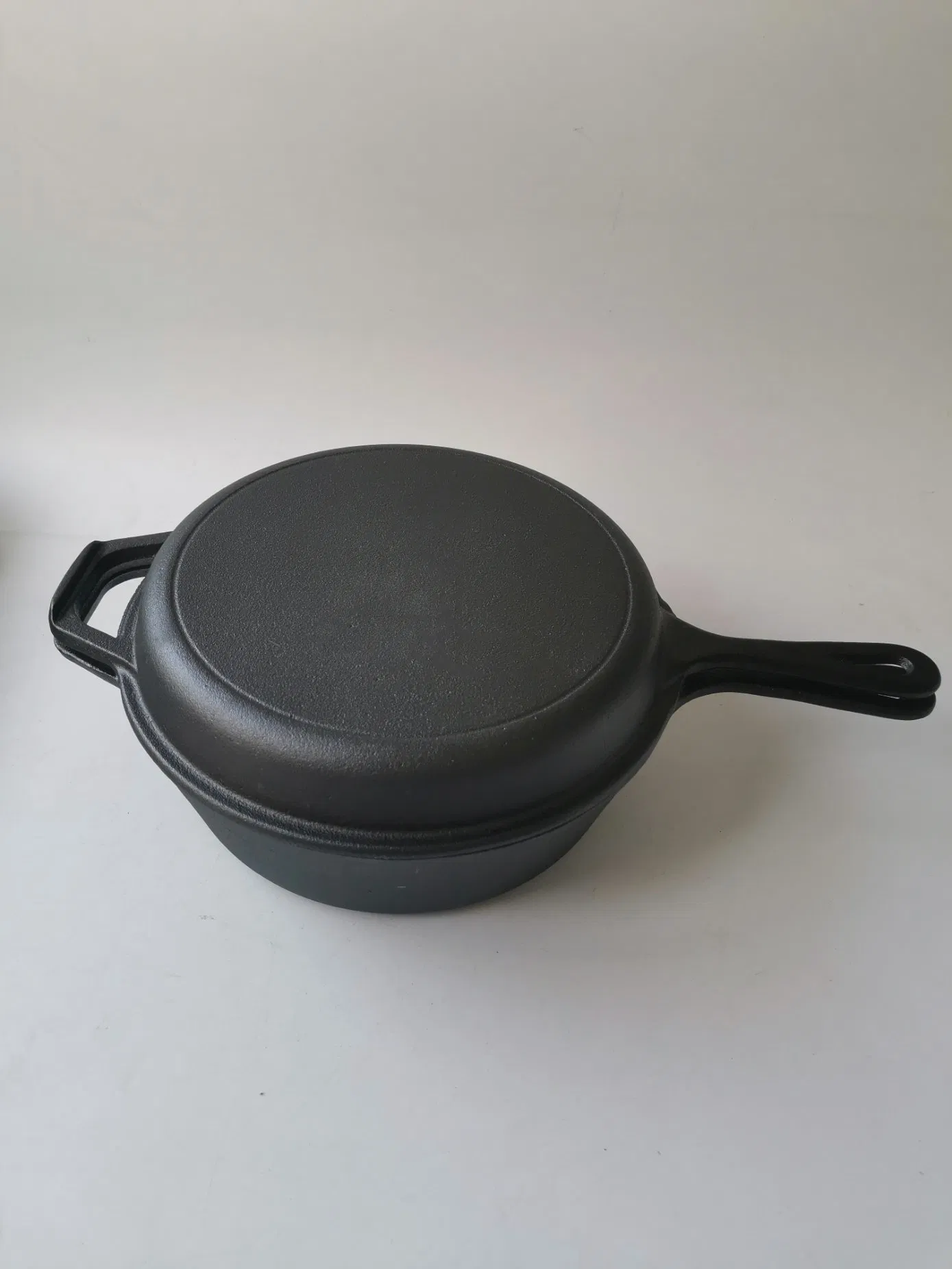 Cast Iron Enamel Combo Cooker Lid&Pan