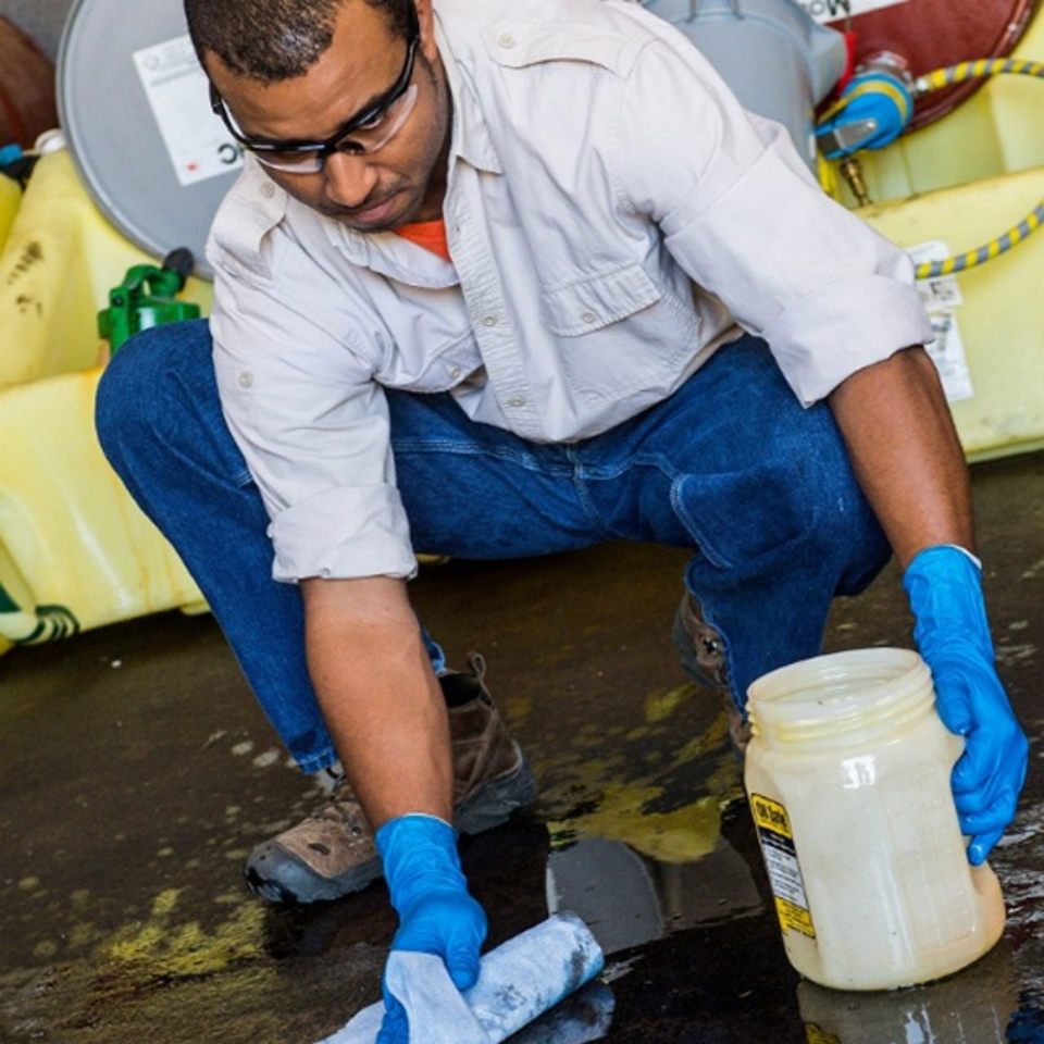 High Oil Absorption High Decontamination Industrial Lint Free Wiping Cloth