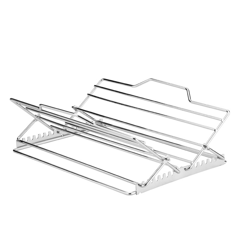 Stainless Steel Broiling Rack Adjustable Roasted Chicken Rack