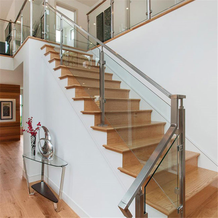 Outdoor Rail Post Glass Railing for Staircase Stair