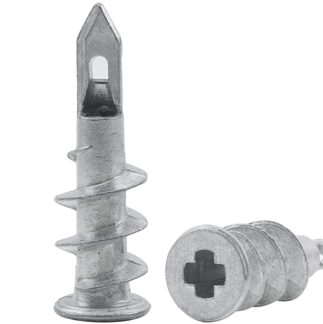 Heavy-Duty Spiral Expansion Screws for Gypsum Board Installation