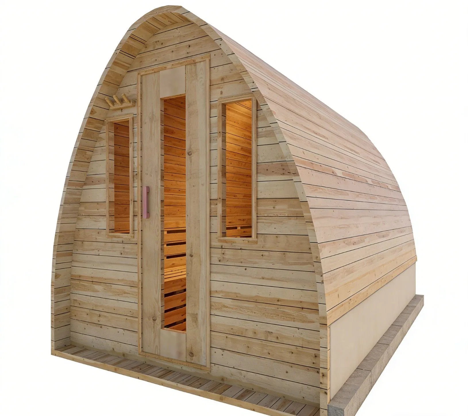 Red Cedar, Hemlock, and Spruce Moisture-Proof Sauna Room