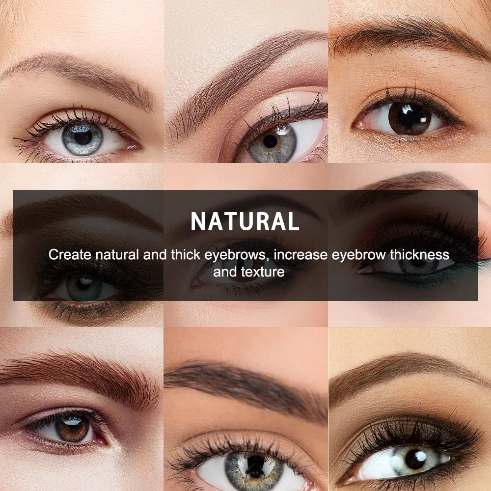 Natural Eyebrow Styling Wax Waterproof Long Lasting Eyebrow Shape Soap Eyebrow Styling Soap with Brush