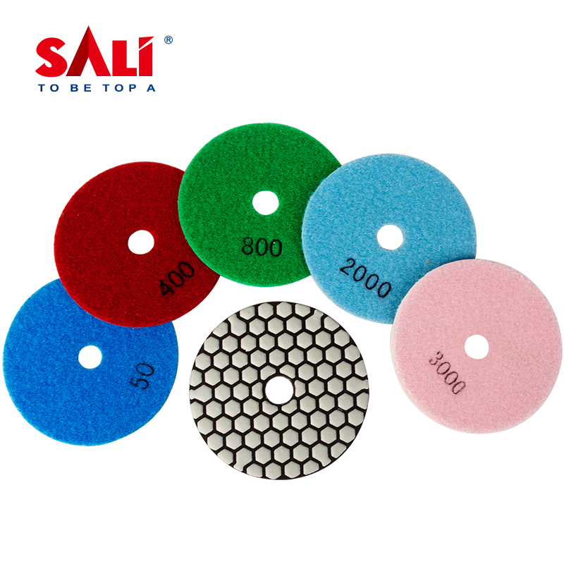 Sali 125mm High Quality Granite & Stone Diamond Polishing Pad