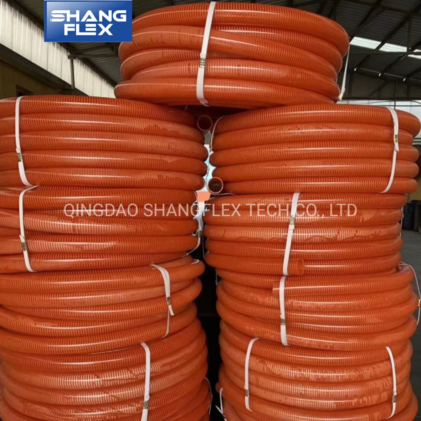 High Pressure Spiral Helix Suction and Delivery Water Hose for Construction Industry Agriculture Irrigation