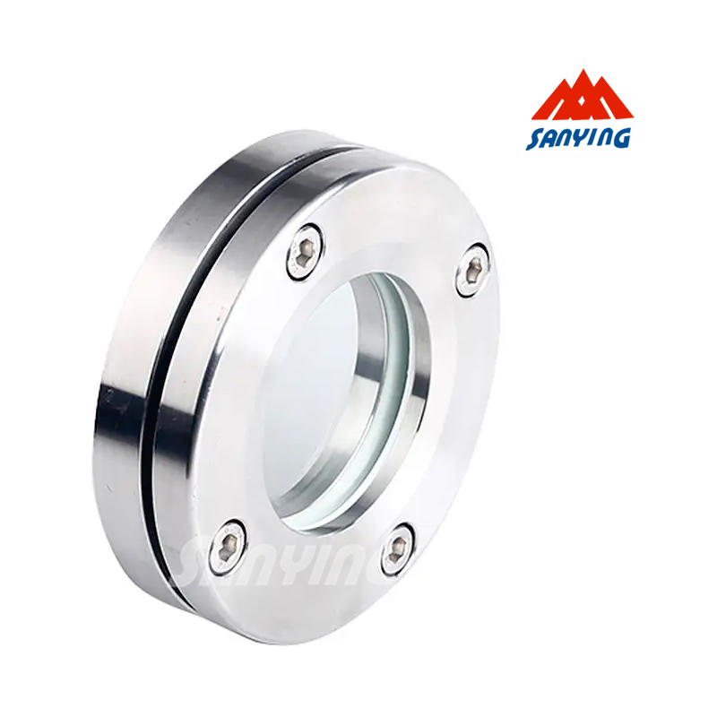 Sanitary Stainless Steel Pressure Round Flange Sight Glass with Flange for Tank