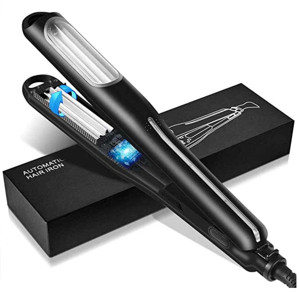 Factory Wholesale Professional Home Use Elegant Portable Smart Automatic Curling Hair Curler Flat Iron