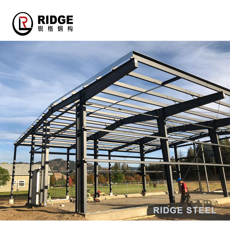 Eco-Friendly Economic Prefab Modular Steel Frame Store Shop Mall Hall Prefabricated Building
