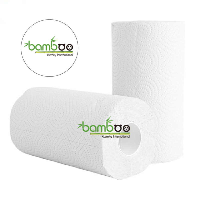 70sheets and Strong Bamboo Kitchen Towel Roll and Individual Wrapped Kitchen Towel