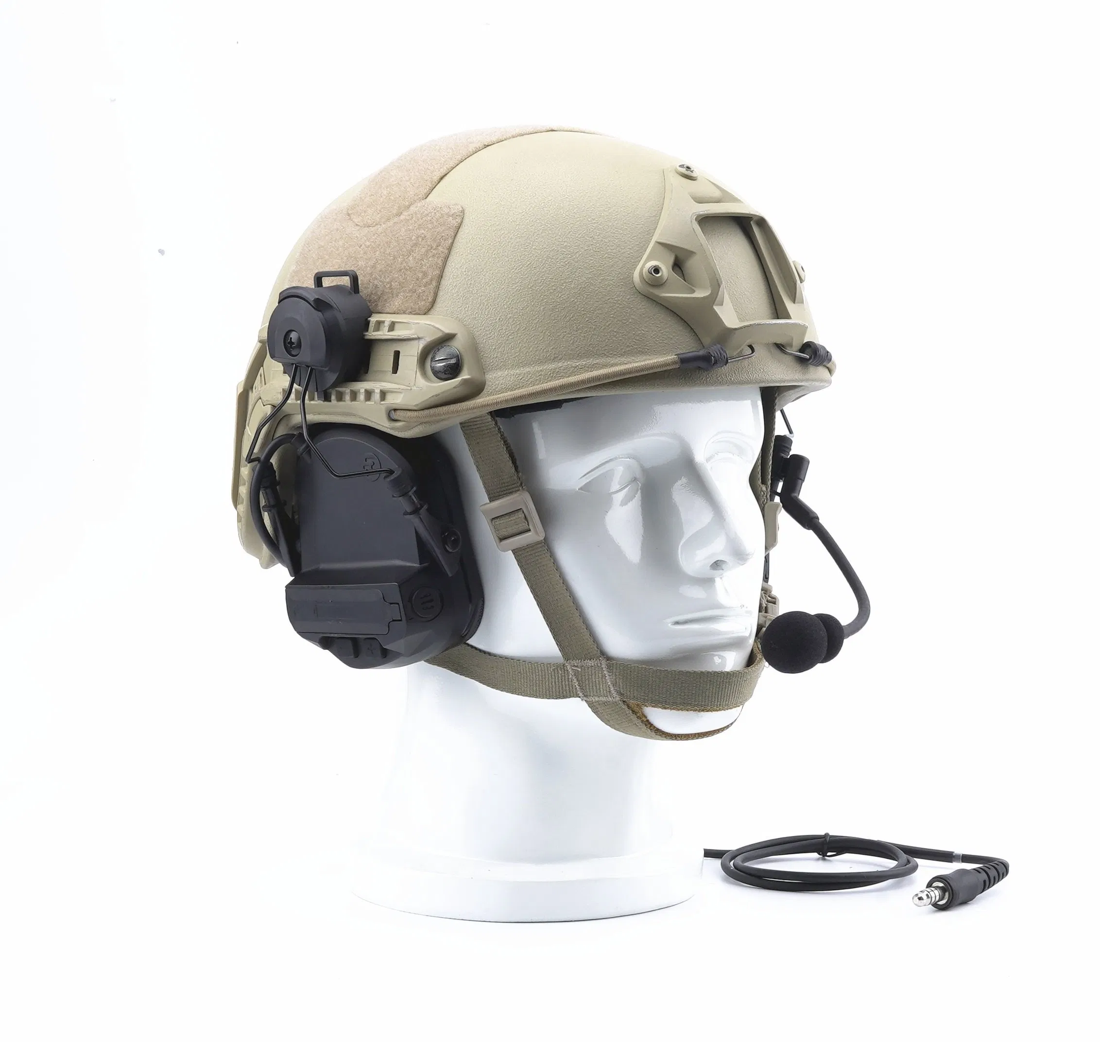 Snr 28 dB Earmuff-Type Talk-Through Noise Cancelling Hearing Protection Fast Headset with Sound Localization