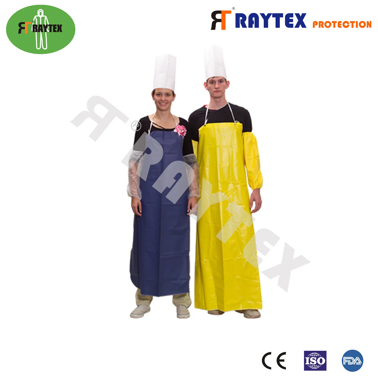 Kitchen Disposable Nonwoven PVC/PE/PP Apron for Protection