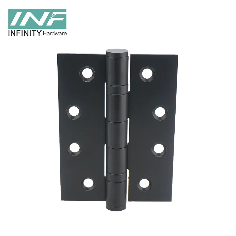 China Wholesale 304 Stainless Steel Brass Window Hinge Flat Shower Glass Door Sliver Matte Black Hinge Ball Bearing Wooden Door Hinges