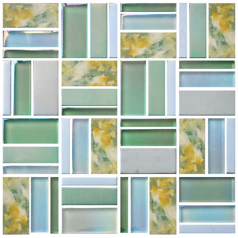 30*30 China Manufacture Ceramic Glass Mosaic Floor Tile