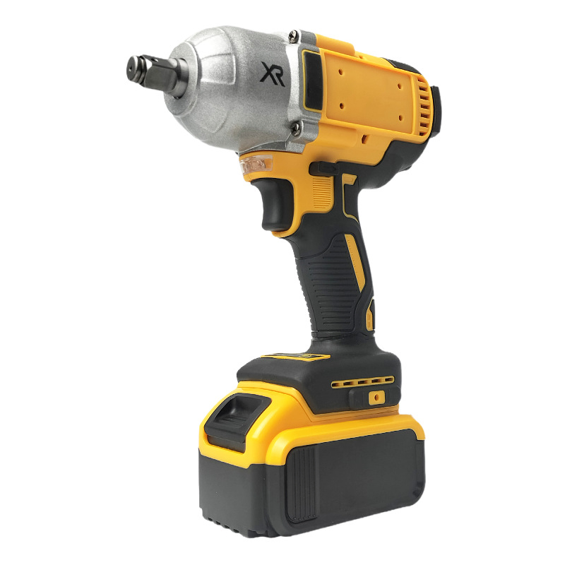 Cisivis 600nm High Torque Brushless Impact Wrench Cordless Power Tool with 2 Batteries for Professional Mechanics and Tire Changes