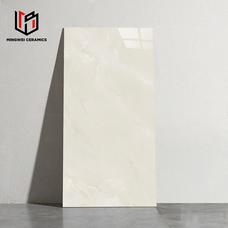 High-End Large Format Marble Glazed Tiles 600X1200mm Glossy Surface Wall Floor High Grade