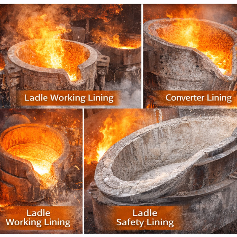 Corundum Mullite Low Cement Refractory Castable for Kiln Lining