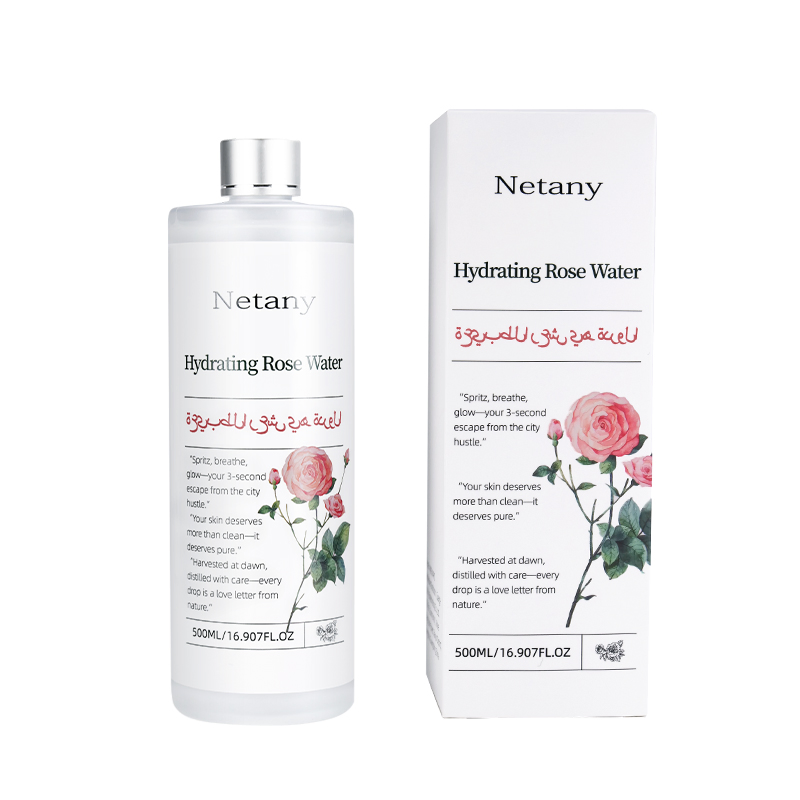 Rose Hydrating Toner Soothing Skin Care Formula for Sensitive Skin Pore-Tightening Water