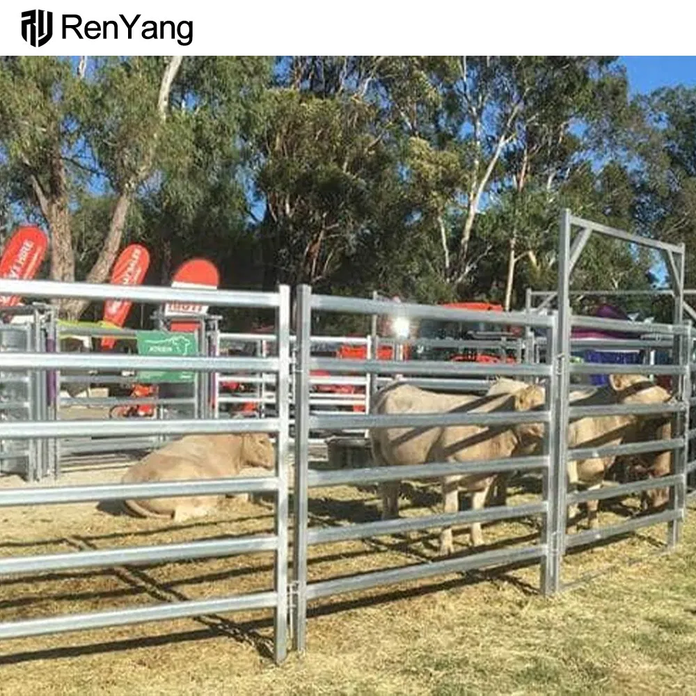 Basic Customization Sample Customization Cow Sheep Heavy Duty Australian Portable Galvanized Goat Horse Corral Cattle Yard Fence Panels
