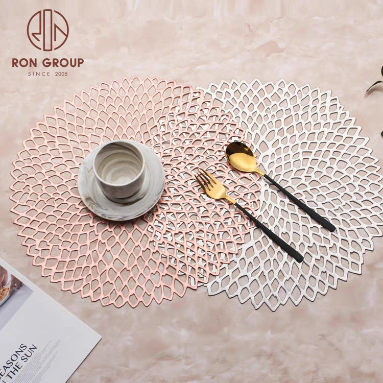 Wedding Pads Flower Decorative Restaurant Dinner Table Mats for Dining Table