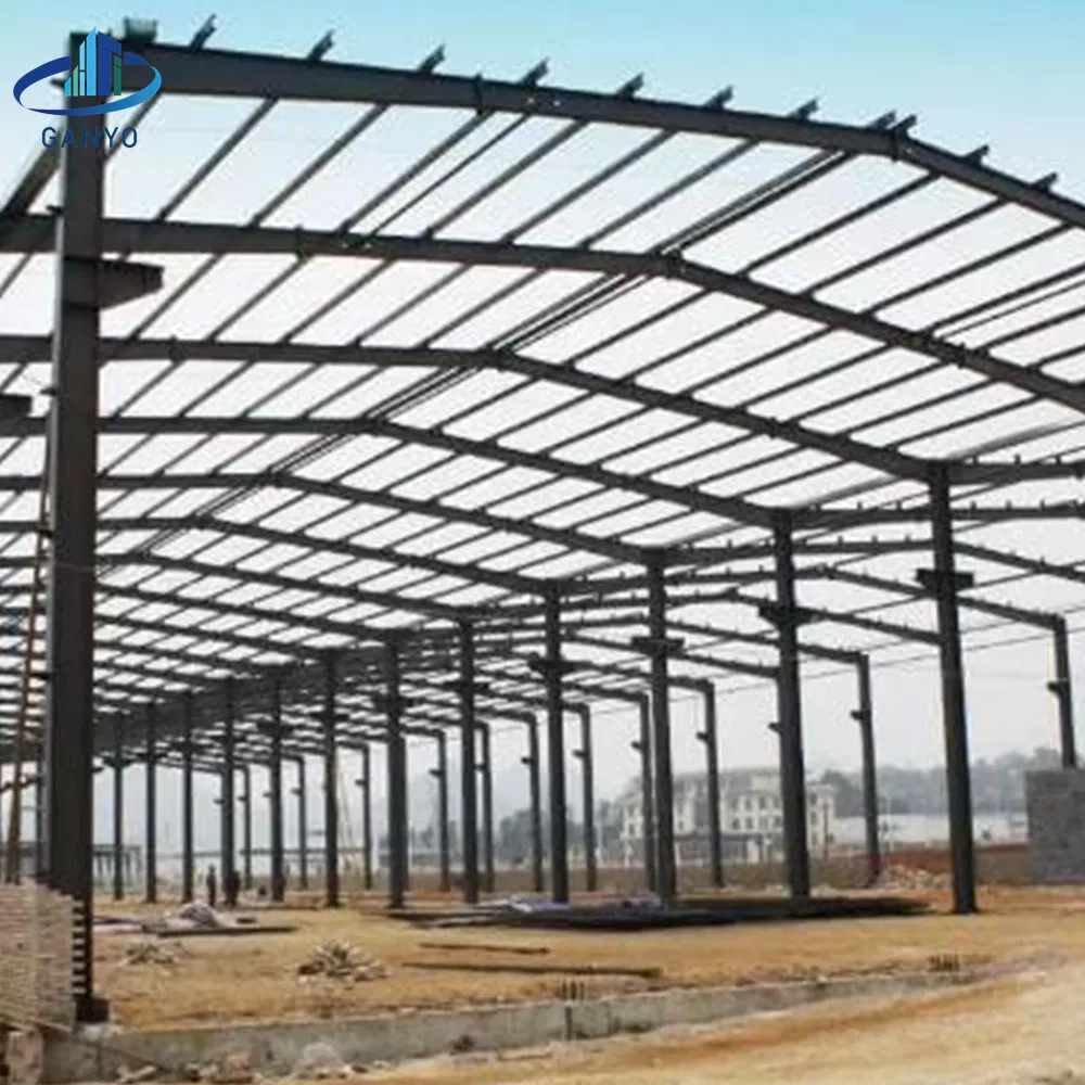 Prefabricated Quick Assembly Metal Factory Building Workshop Shed Beam Hangar Warehouse Column Building