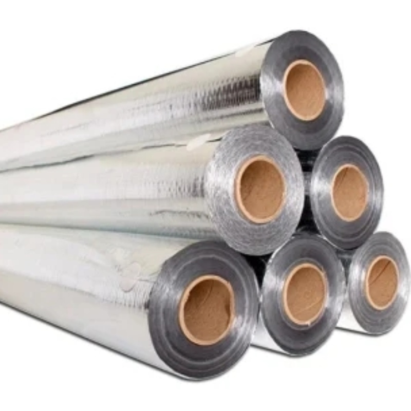 Fireresistant Woven Fabric Laminated Aluminium Foil for Building Heat Insulation