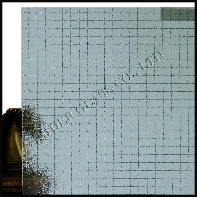 Safety 6mm Clear/Green/Bronze Nashiji Wired Glass