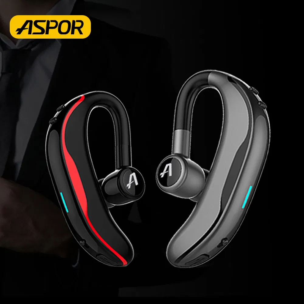 2024 Aspor A602 Hot Wireless Headset Supports Connecting 2 Mobile Phones with 15 Hours Playback Time Factory Price Big Discount