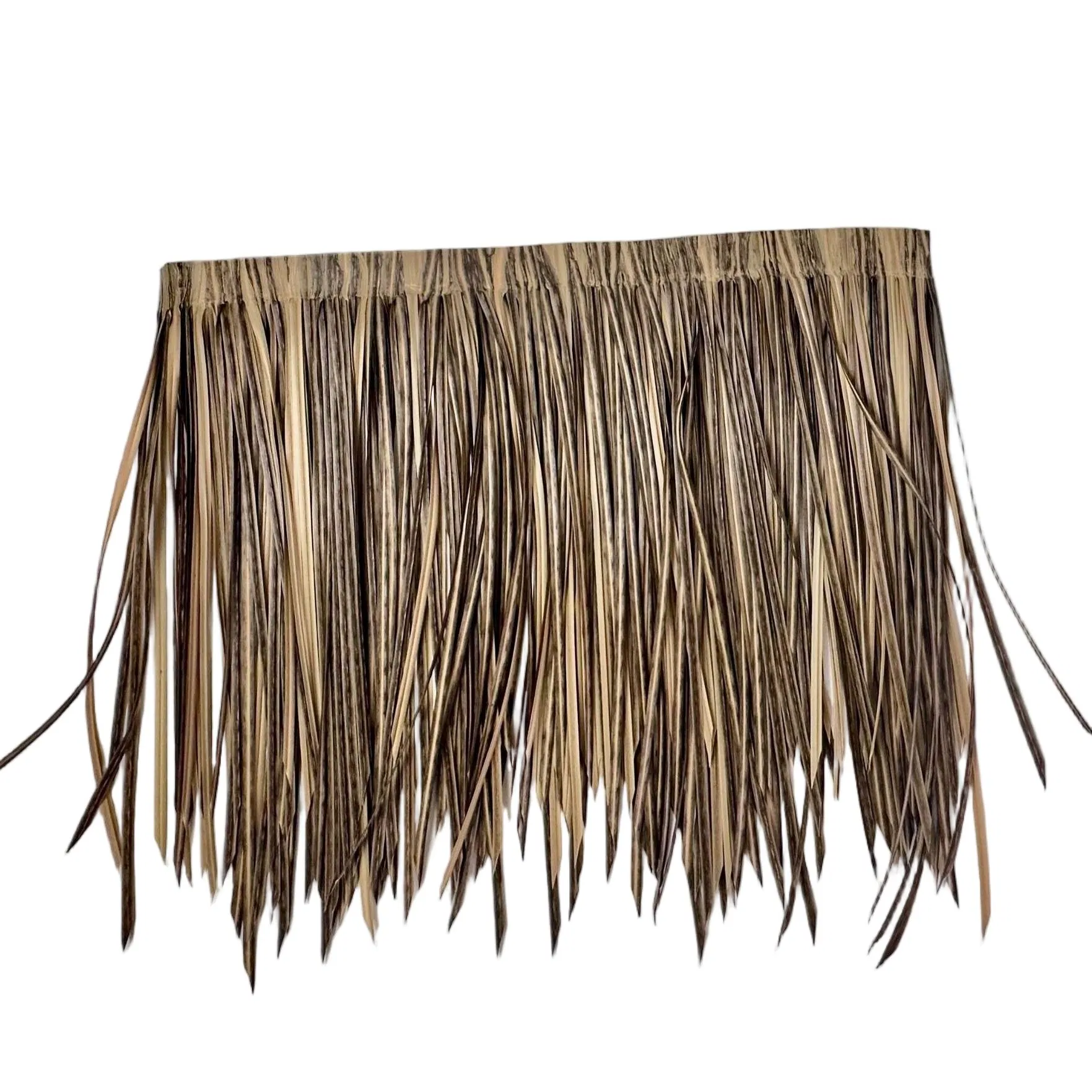 Synthetic Thatch Grass Roof Yellow Artificial Mexican Straw Roll Palapa Thatch Turf Grass