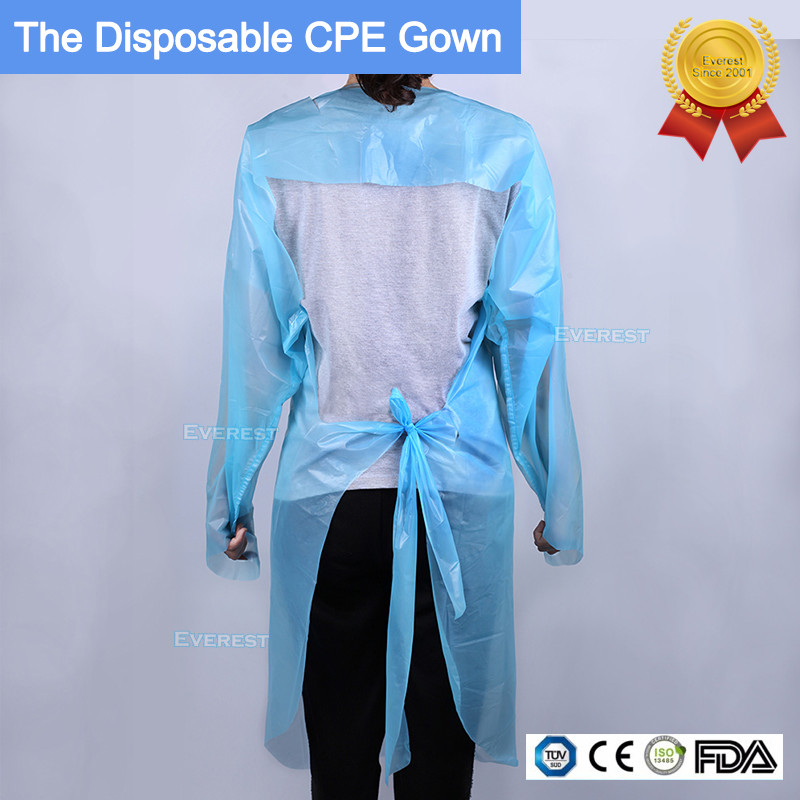 Disposable CPE Protective Gown