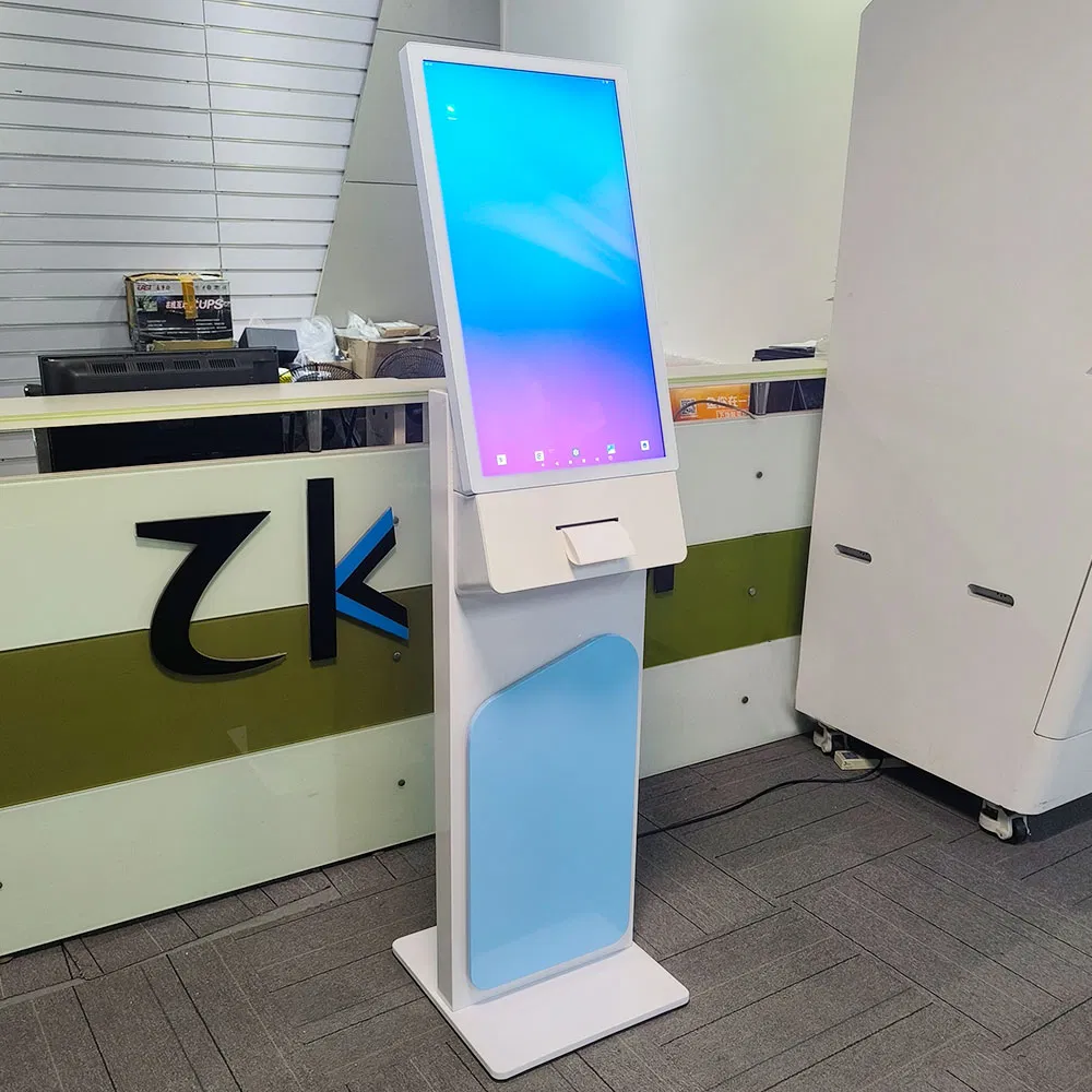27 Inch Capacitive Touchscreen Detachable Waterproof Android Self-Service Kiosk