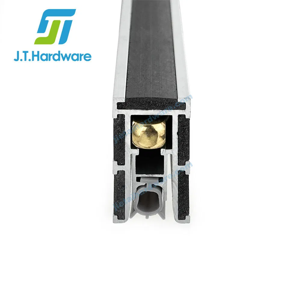 CE Furniture Hardware Shower Accessories Aluminum Concealed Automatic Door Bottom Down Drop Seal