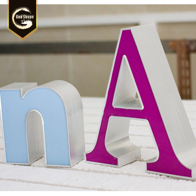 Metal Big Letters Sign Customized Large 3D Letter Sign Stand 3D Advertising Equipment Outdoor