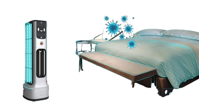 Trusted Supplier UV-C Disinfection Robot Autonomous UV Disinfection Robot for Hospitals