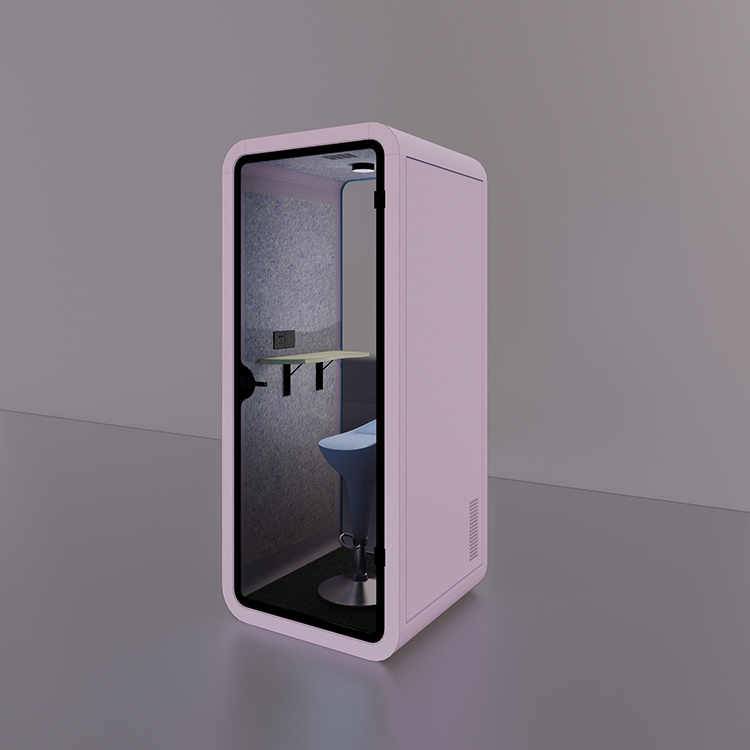 Acoustic Panel Soundproof Insulation Tempered Glass Phone Booth