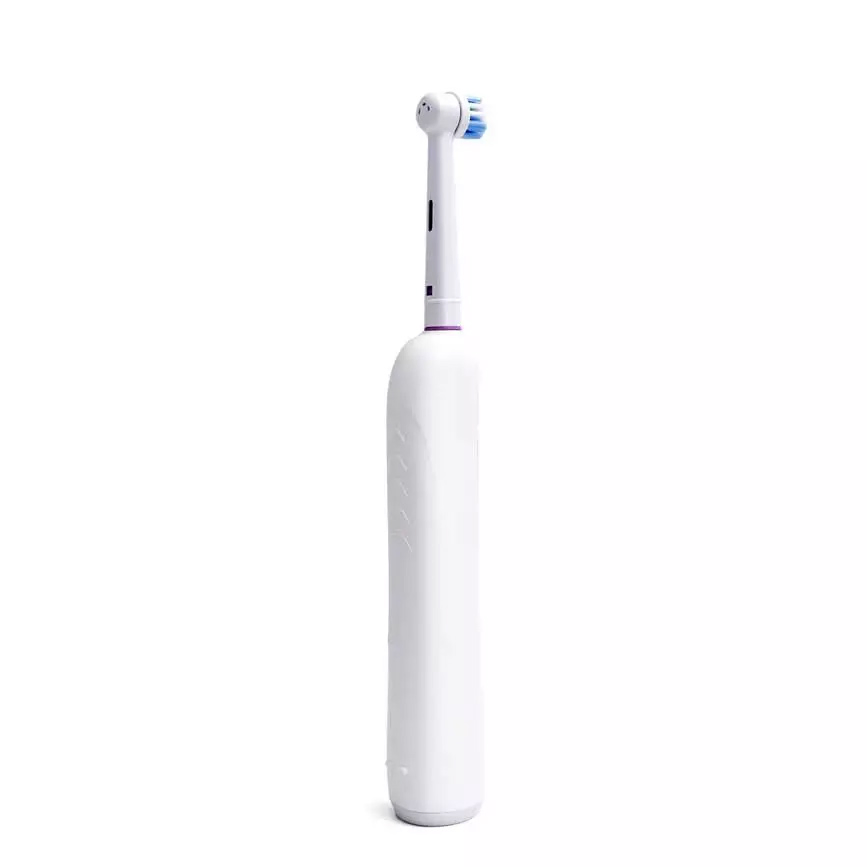 Jssan Js301 Rechargeable Waterproof Ipx7 Foldable an Rotating Electric Toothbrush with Round Head