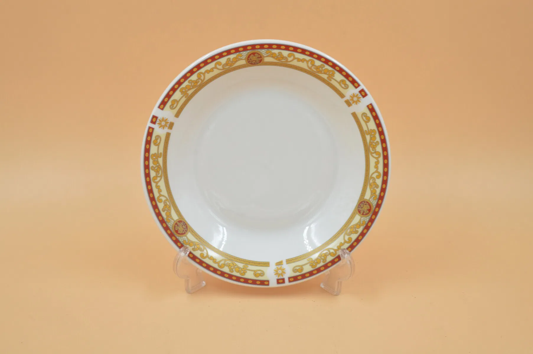 9.2"Soup Plate Round Decal Porcelain Ceramics Tableware