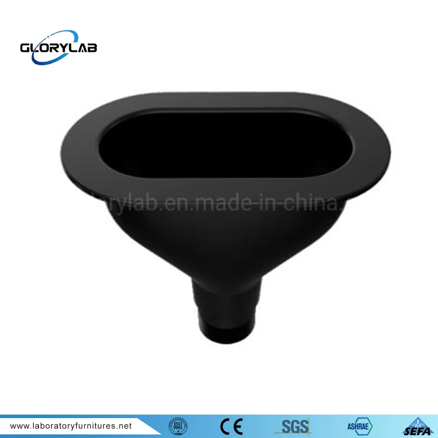 Laboratory Basin Small PP Sink Cup Polypropylene Sink for Lab Fume Hood (JH-PS009)