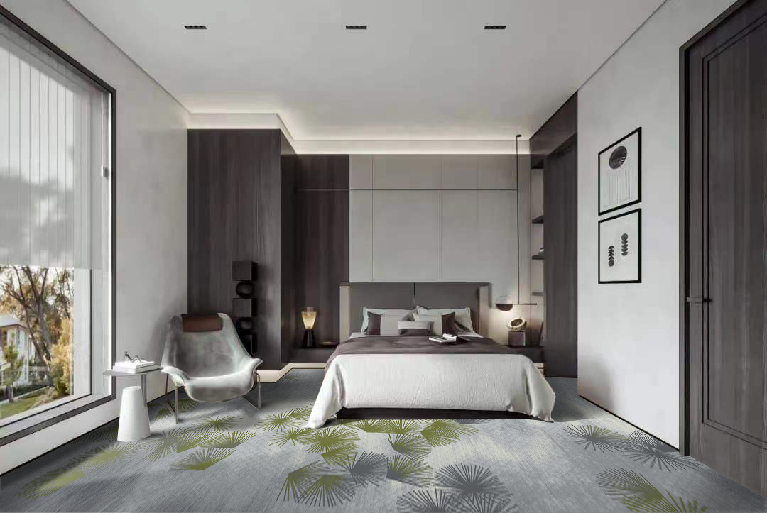 High Quality Machine Woven Washable Anti-Slip Modern Home Hotel Bedroom Carpet
