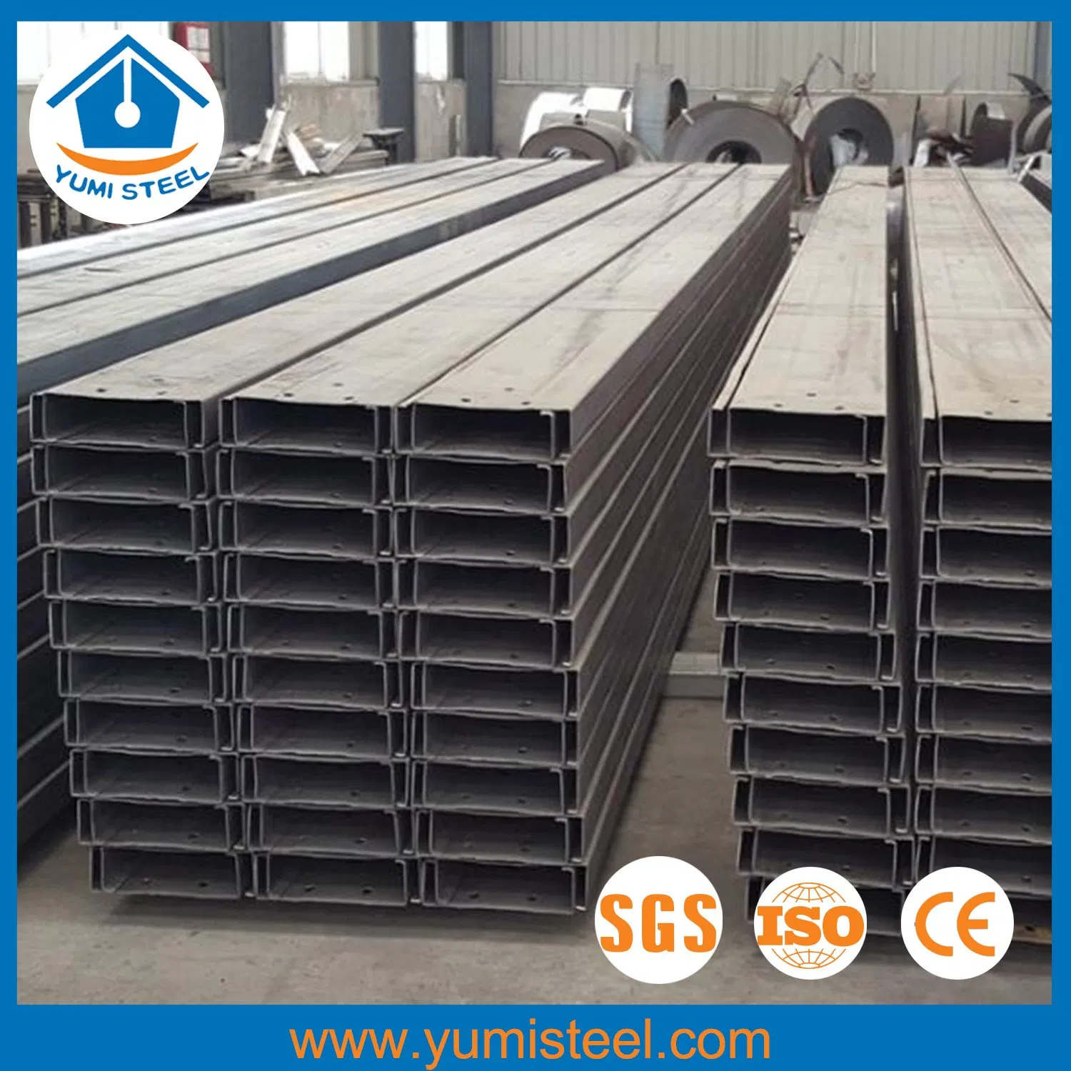 High Strength C100 Steel Purlin for Roof/Wall