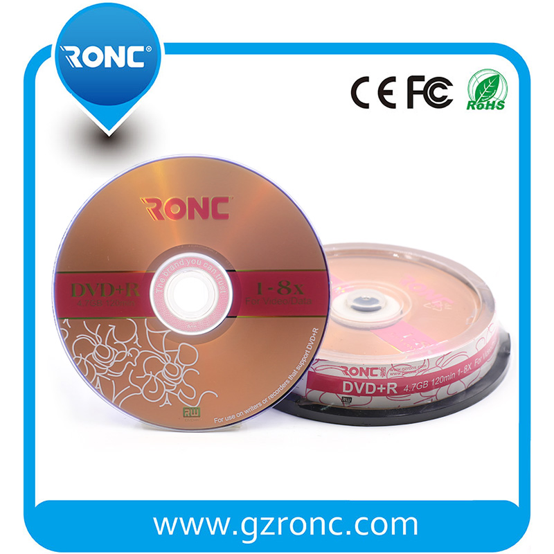 DVD-R 4.7 ГБ 16x для записи, однослойные