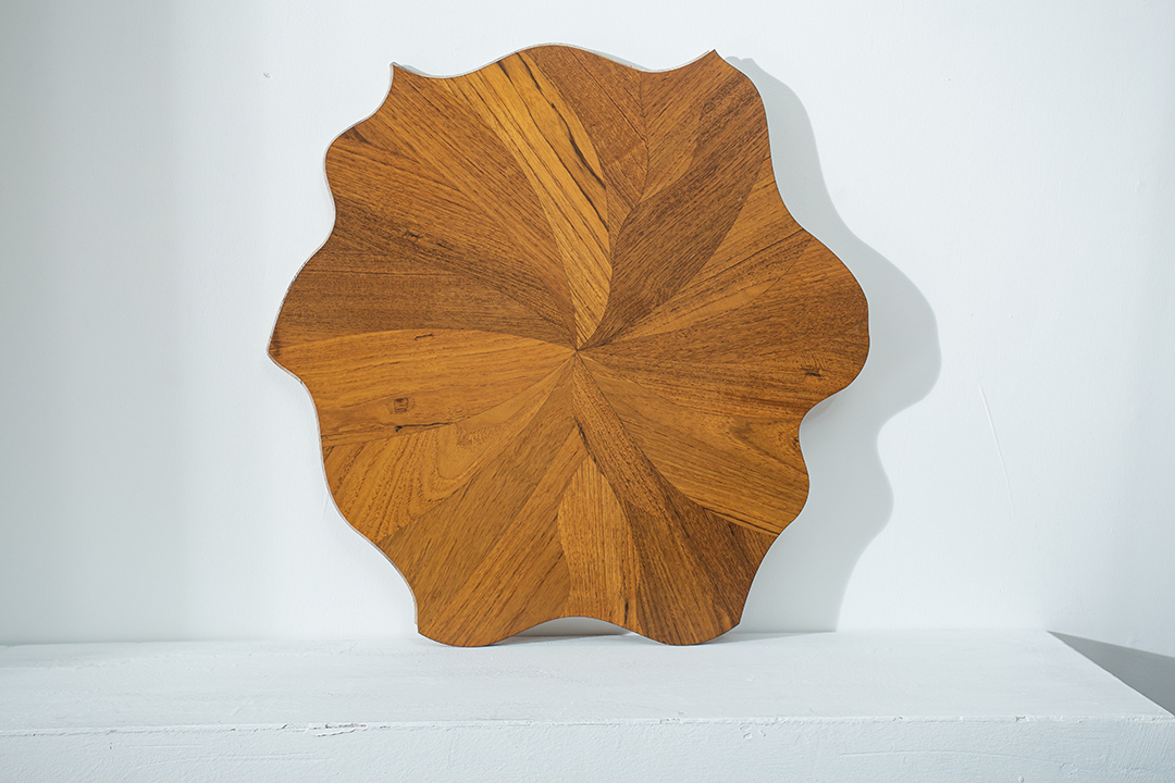 Teak Solid Wood Flooring Parquet Lotus Leaf