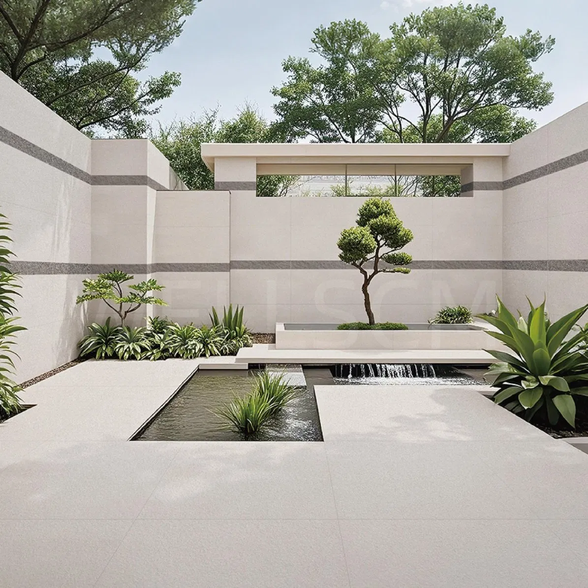 Full Body 2cm Thick Non-Slip Exterior Porcelain Floor Tiles R11 Matte Outdoor Swimming Pool Pavers Floor Tile