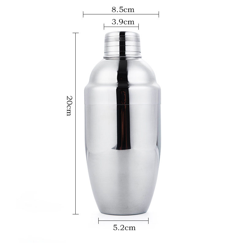 Шейкер для коктейлей 18 унций, черный матовый