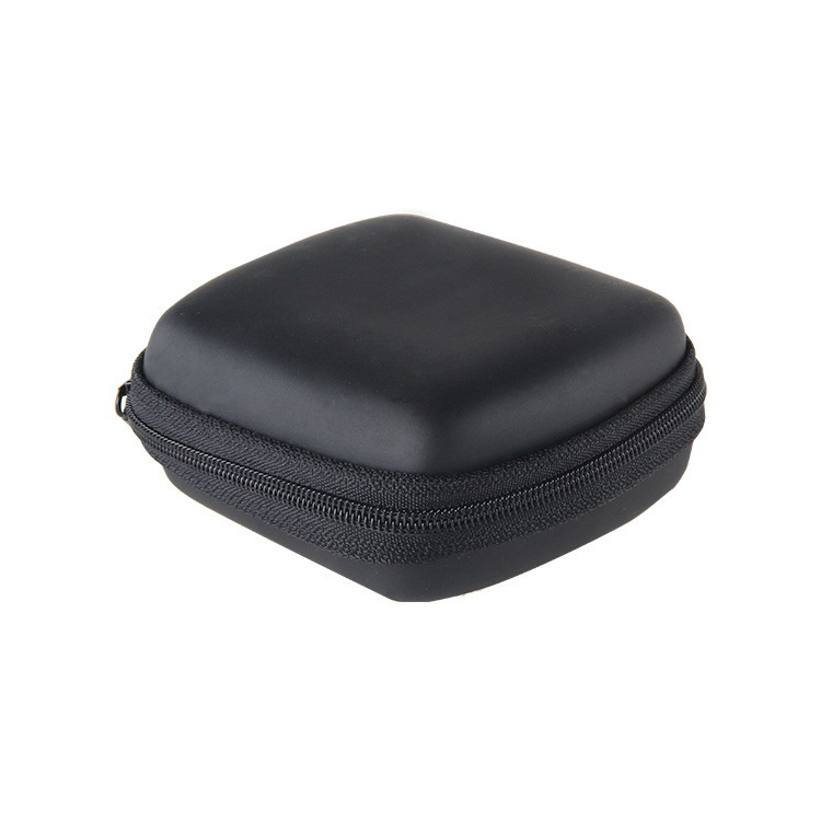 Чехол для наушников EVA черный квадратный водонепроницаемый