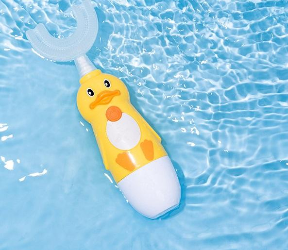 U-Shaped Children's Electric Toothbrush Three Gear Adjustable Acoustic Vibration