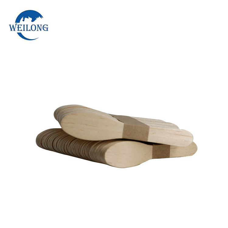 Made in China Birch Wood Natural Color Ice Cream Spoon