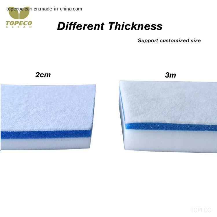 Topeco 2021 New Design Magic Sponge Melamine Floor Cleaner Mop Strong Water Absorbent