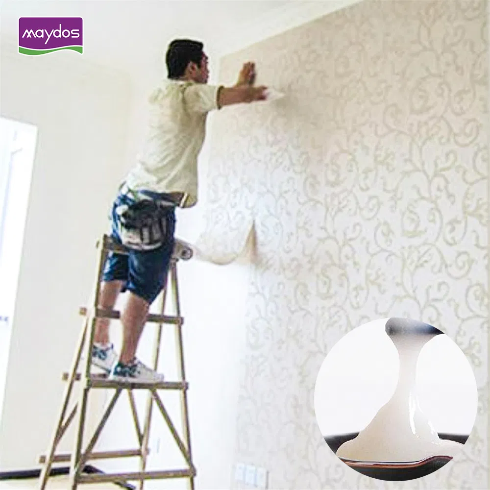 Fast Drying Wallpaper Adhesive Water Based Paper Straw Glue Instant Glue Powder for Wallpaper Vinyl
