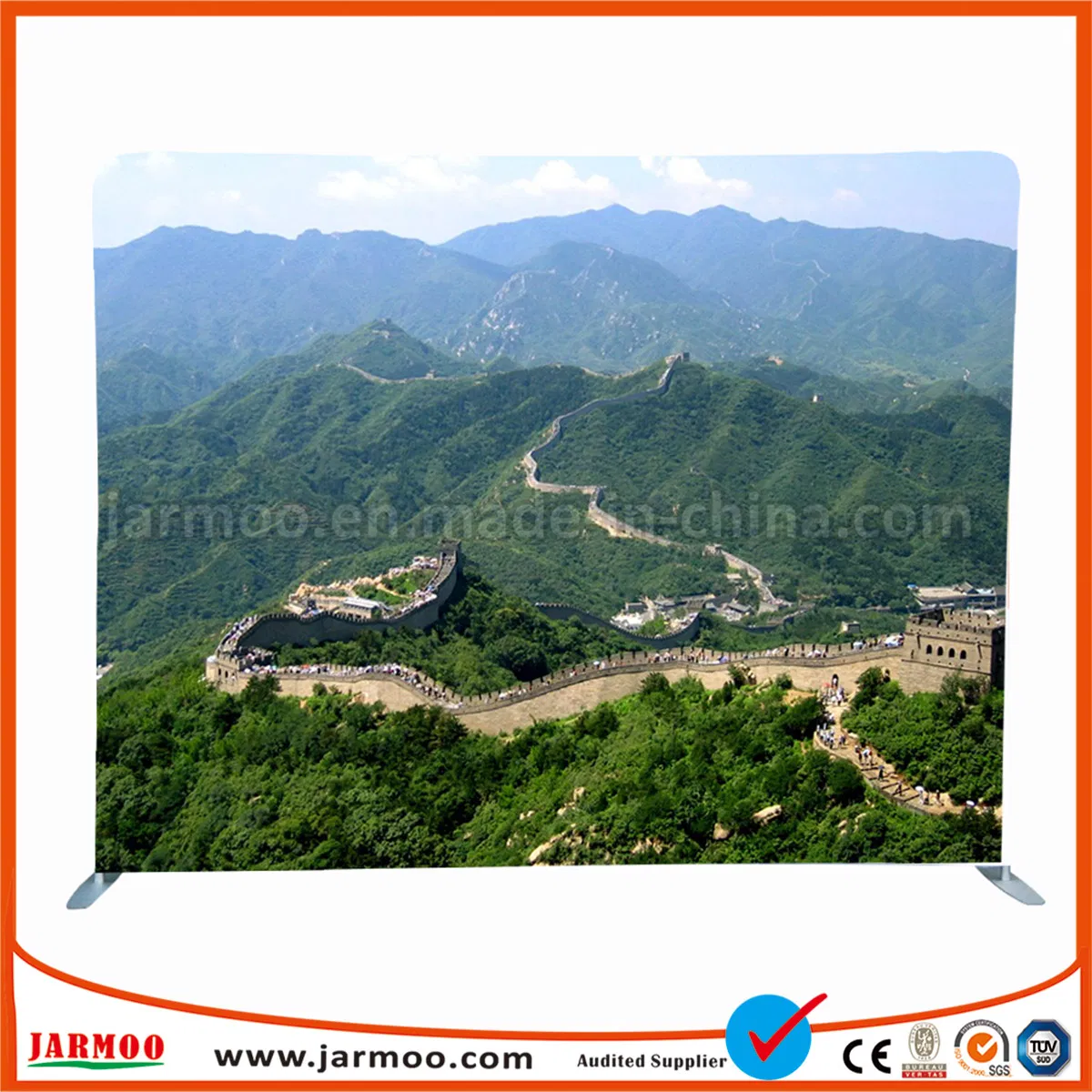 Custom Wedding Dropback Tensioned Fabric backdrop