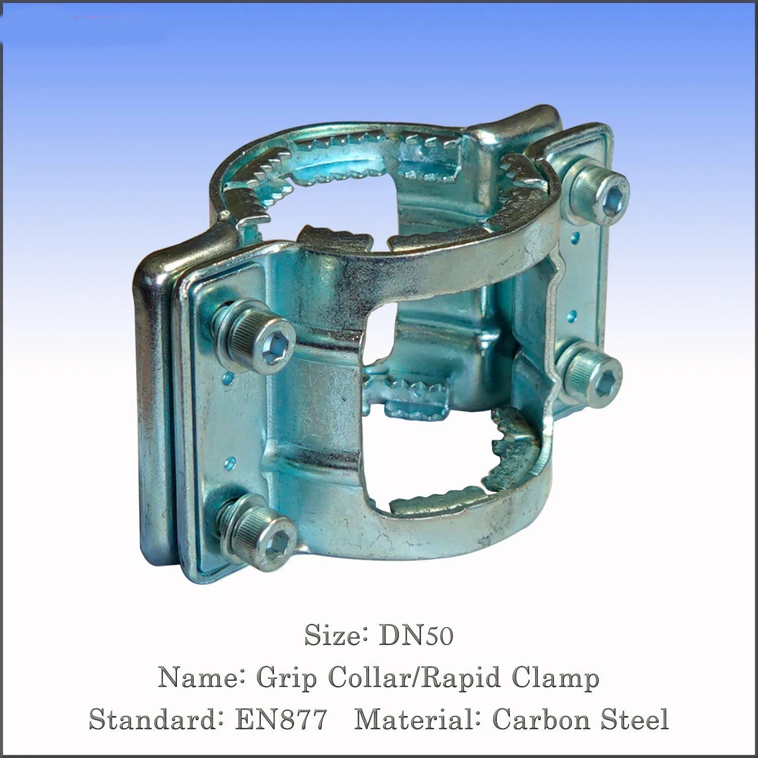 EN877 DN50 CARBON STEEL CV GRIP COLLAR